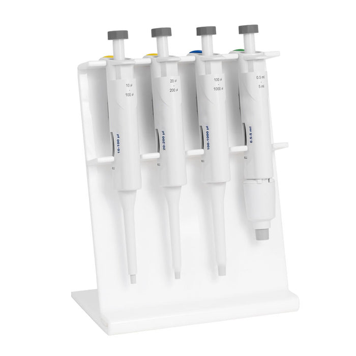 Plastic standaard voor 4 pipettes