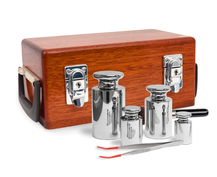 Radwag ijkgewichtenset E1 | 1 g - 2 kg | Houten doos