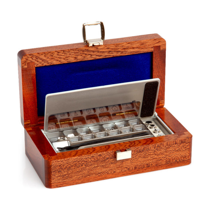 Radwag ijkgewichtenset E1 | 1 mg - 5 g | Houten doos