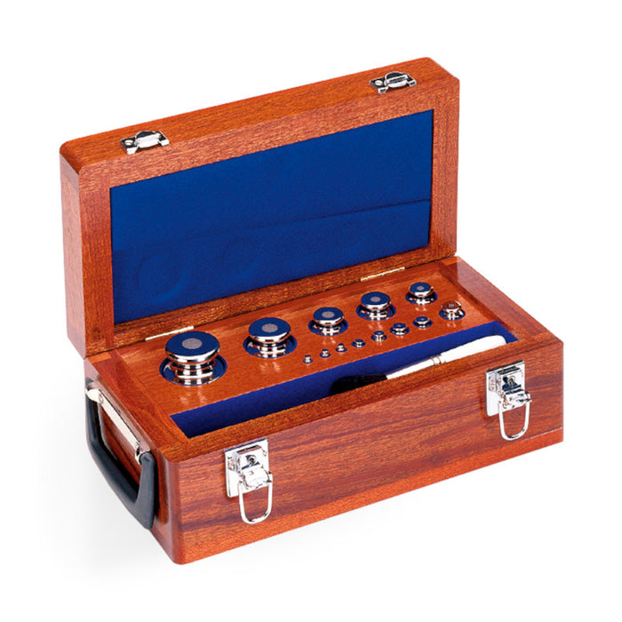 Radwag ijkgewichtenset F1 | 1 g - 500 g | Houten doos