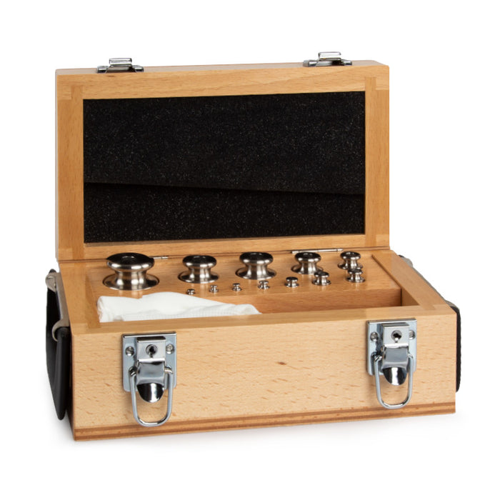 Radwag ijkgewichtenset M1 | 1 g - 500 g | Houten doos